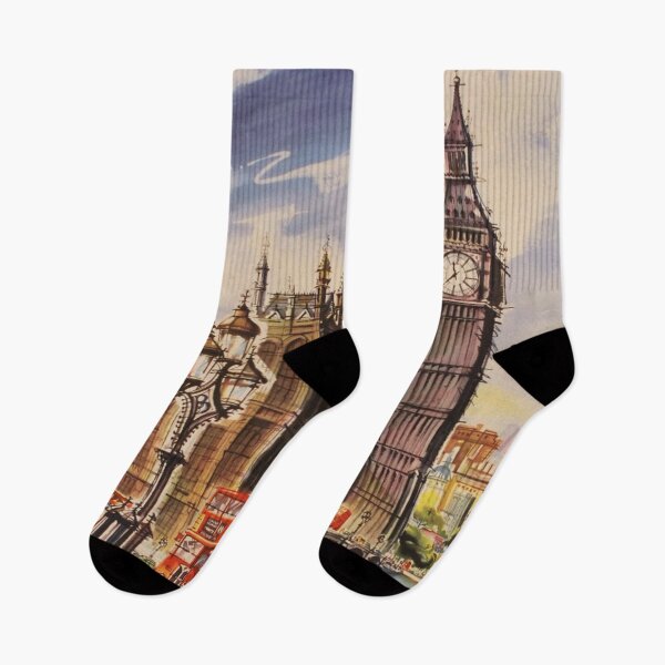 Item preview, 1960 London. Fly There By Qantas designed and sold by SuperMerchMan.