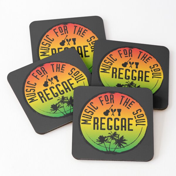 Item preview, Reggae Music Quote Rasta Flag Colours designed and sold by HotHibiscus.