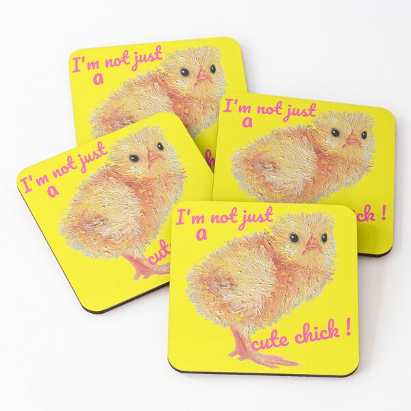 Item preview, I'm not just a cute chick designed and sold by MatsonArtDesign.