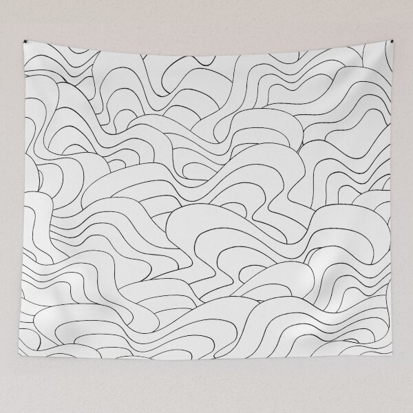 Item preview, Abstract pattern - black and white. designed and sold by K.S ART.