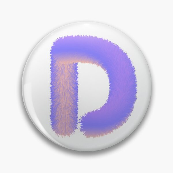 Item preview, letter D with the effect of fur. shaggy letter designed and sold by mlanaa.