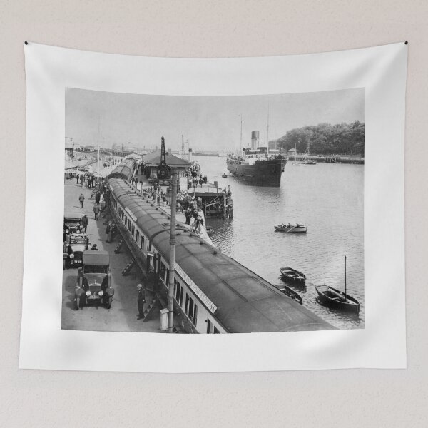 Item preview, Boat Train at Weymouth Docks, August 1929.  designed and sold by Random Railways.