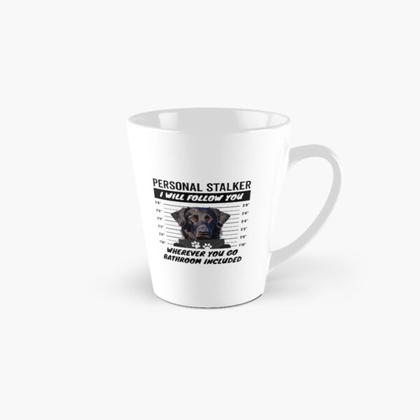 Item preview, Personal Stalker Dog – Black Flat Coated Retriever designed and sold by More Cute Dogs.