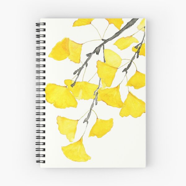 Item preview, hand painted Golden Ginkgo  watercolor designed and sold by ColorandColor.
