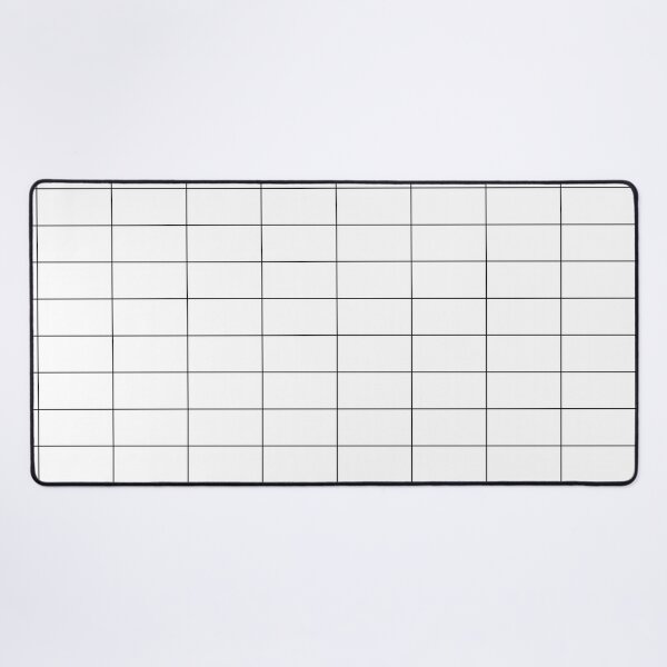 Item preview, Long Grid Horitzontal White designed and sold by Miss Striped.