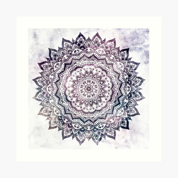 JEWEL MANDALA Art Print
