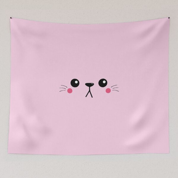 Item preview, Cute Kitty Face Design designed and sold by anjanaartz.