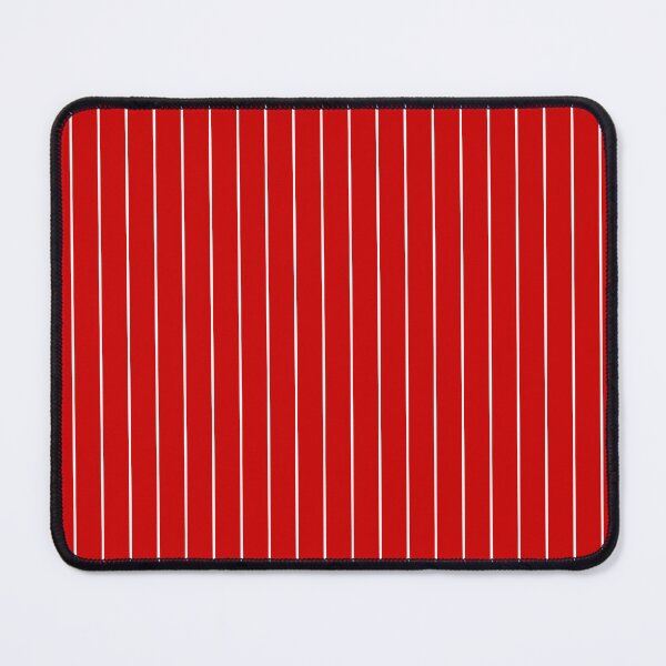 Item preview, Thin lines vertical white background red designed and sold by Miss Striped.