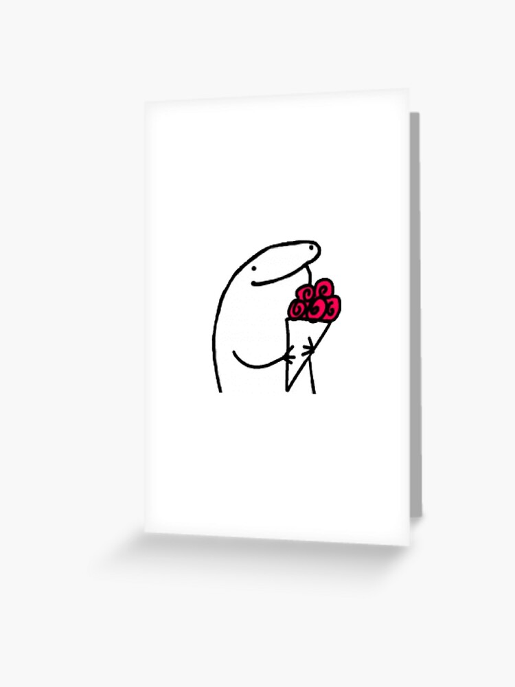 Flork crazy in love | Greeting Card