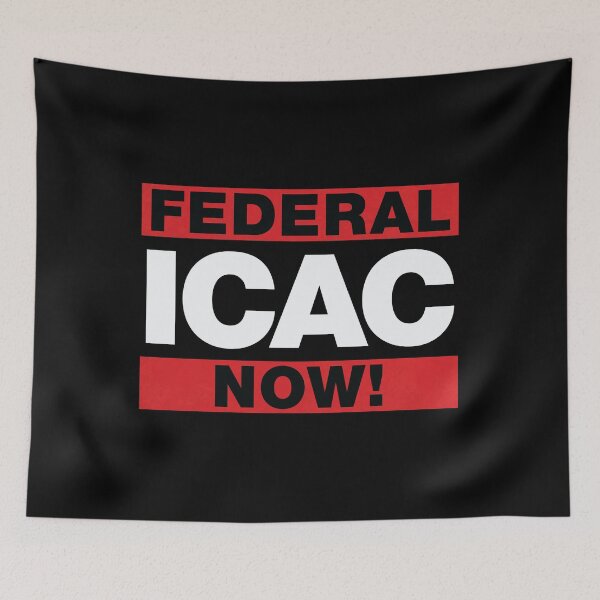 Item preview, FEDERAL ICAC NOW designed and sold by Linubidix.