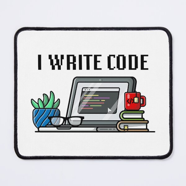 Item preview, I write code designed and sold by Code Monkeys.