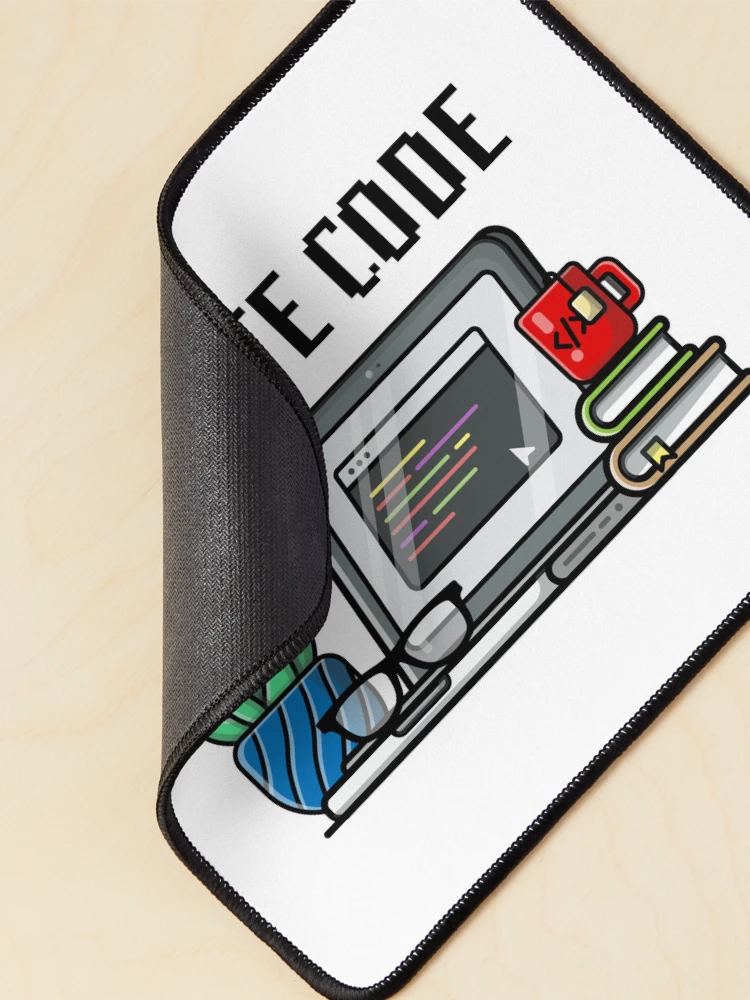 Thumbnail 2 of 5, Mouse Pad, I write code designed and sold by Code  Monkeys.