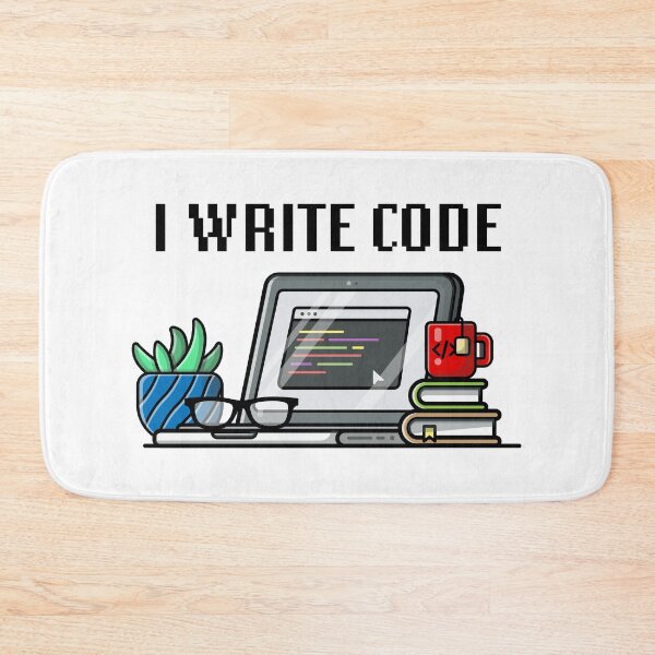 Item preview, I write code designed and sold by Code  Monkeys.