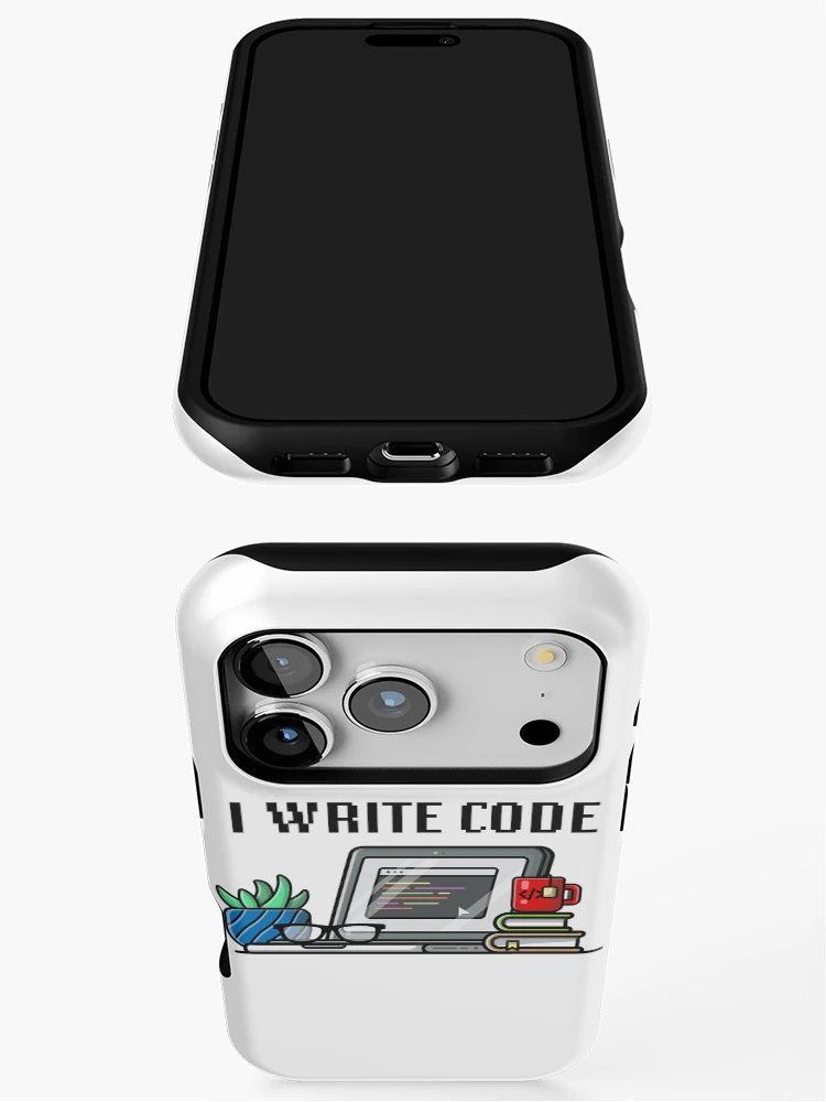 Thumbnail 3 of 4, iPhone Case, I write code designed and sold by Code Monkeys.