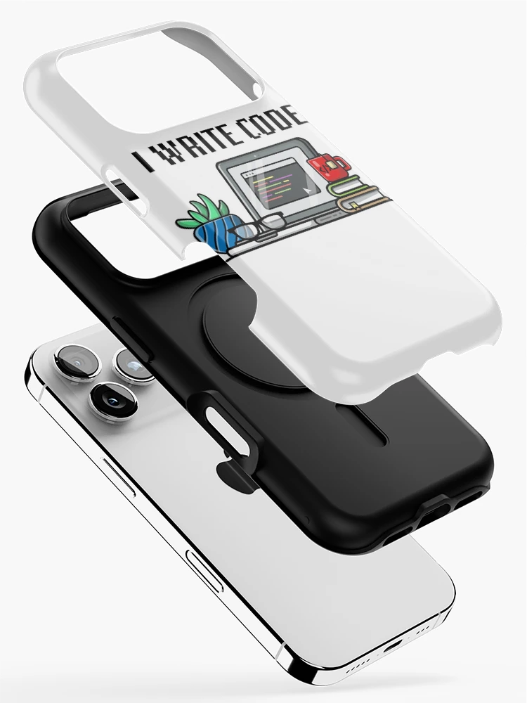 Thumbnail 2 of 4, iPhone Case, I write code designed and sold by Code Monkeys.