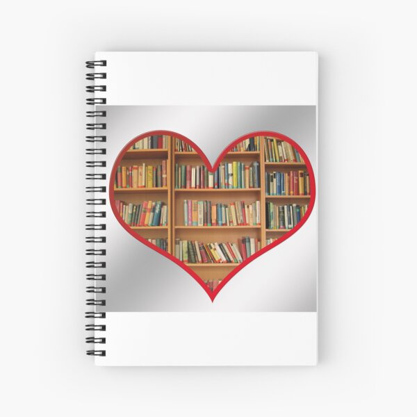 Item preview, Heart books reading cartoon love reading love books designed and sold by QuotinTs.