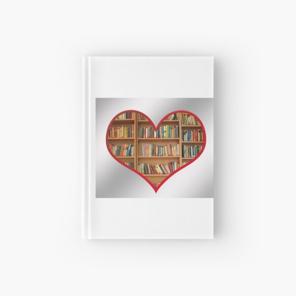 Item preview, Heart books reading cartoon love reading love books designed and sold by QuotinTs.