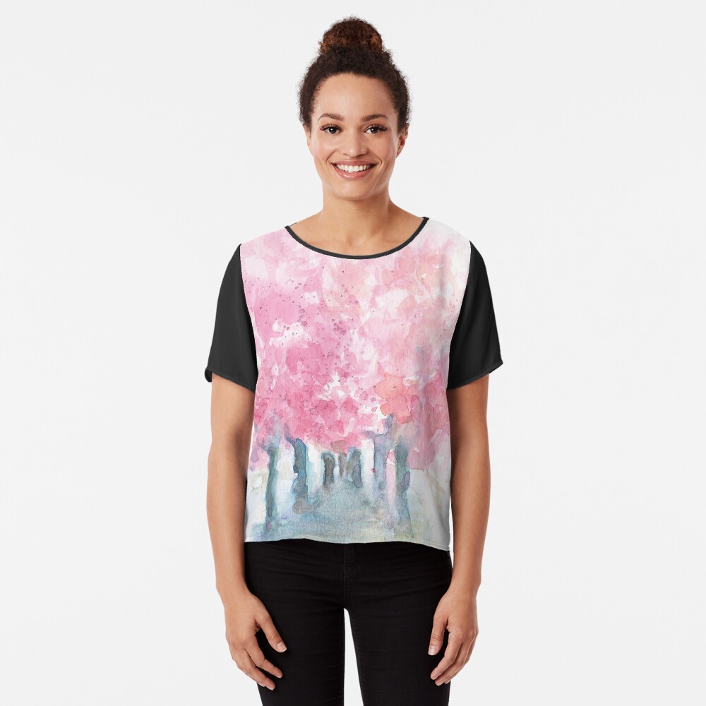Cherry avenue, Brussels Chiffon Top