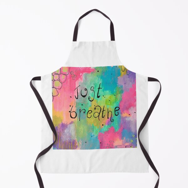Item preview, Just Breathe Rainbow Art designed and sold by MyCraftyNell.
