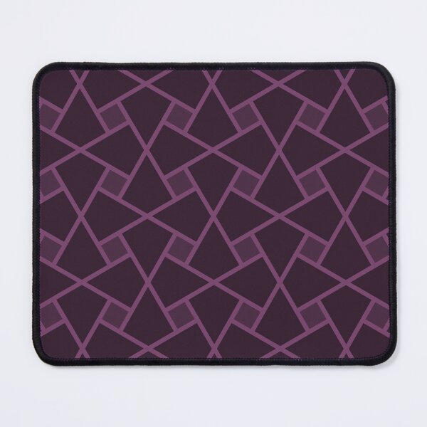 Item preview, Geometric Pattern: Square Twist: Aubergine Dark designed and sold by Red Wolf.