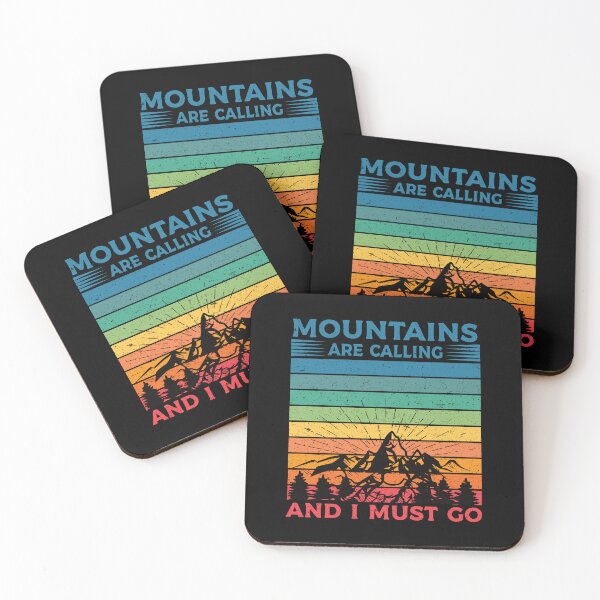 Item preview, Mountains Are Calling And I Must Go: Retro Vintage Mountain Adventure, Mountaineering Outdoor, Vacation designed and sold by Adexyl.