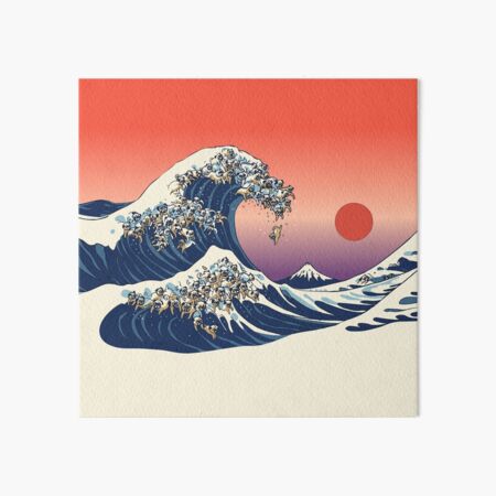 Item preview, The Great Wave of Pug designed and sold by Huebucket.