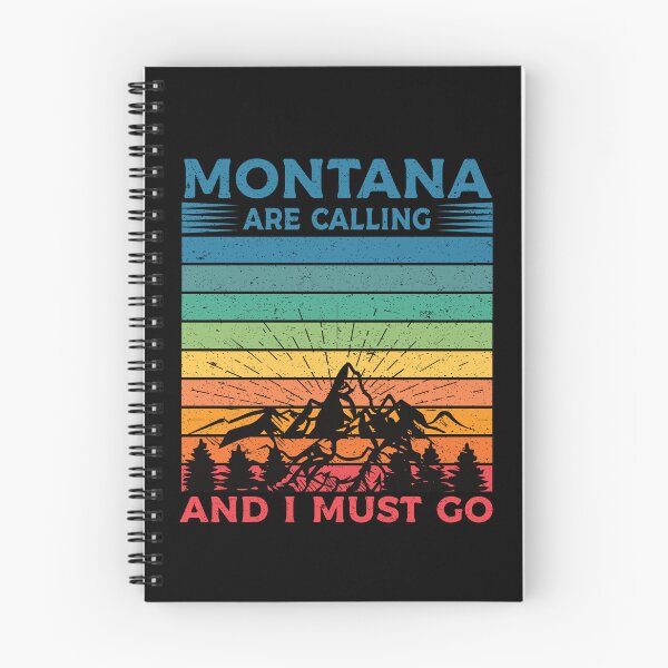 Item preview, Montana Is Calling And I Must Go: Retro Vintage Montana State, America Home Calling, Mountain Vacation designed and sold by Adexyl.