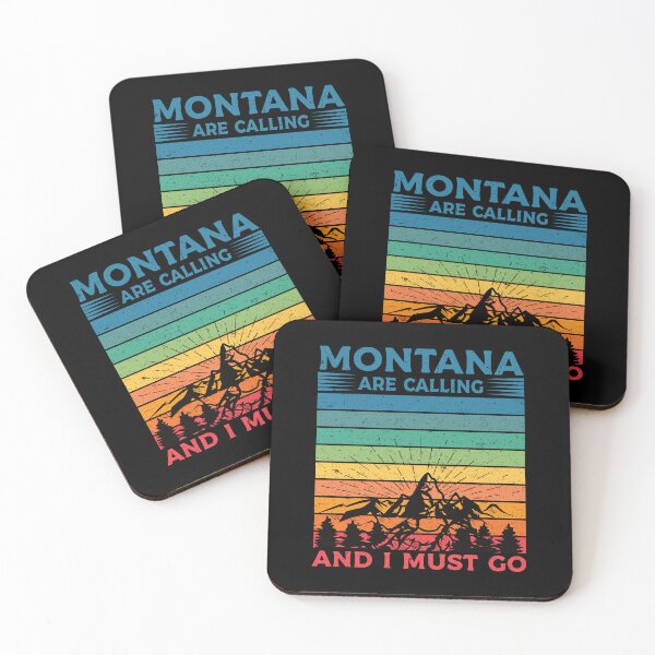 Item preview, Montana Is Calling And I Must Go: Retro Vintage Montana State, America Home Calling, Mountain Vacation designed and sold by Adexyl.