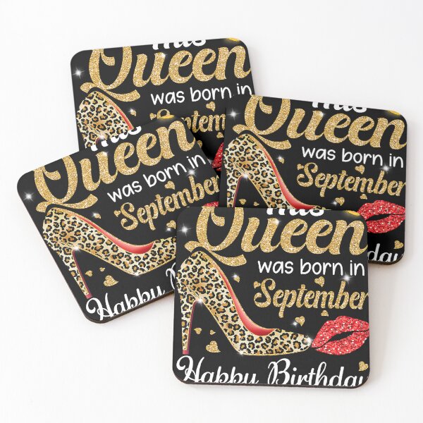 Item preview, The Queen Was Born In September Happy Birthday To Me Leopard designed and sold by Michaelmansr572.
