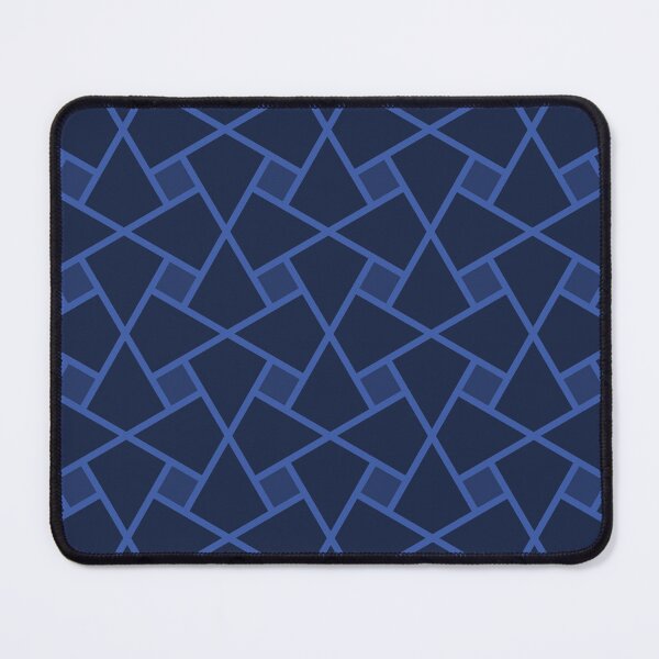 Item preview, Geometric Pattern: Square Twist: Azure Dark designed and sold by Red Wolf.