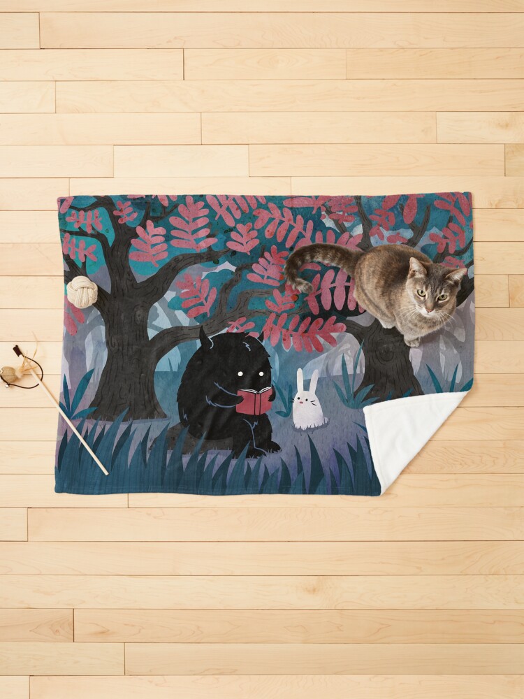 Thumbnail 1 of 6, Pet Blanket, Another Quiet Spot designed and sold by littleclyde.