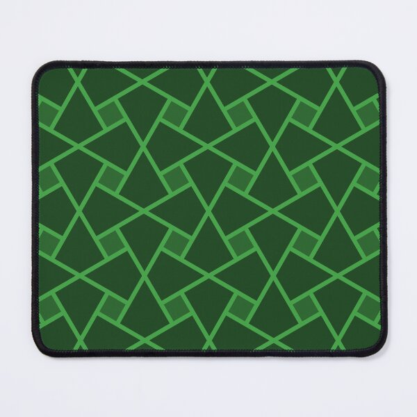 Item preview, Geometric Pattern: Square Twist: Emerald Dark designed and sold by Red Wolf.