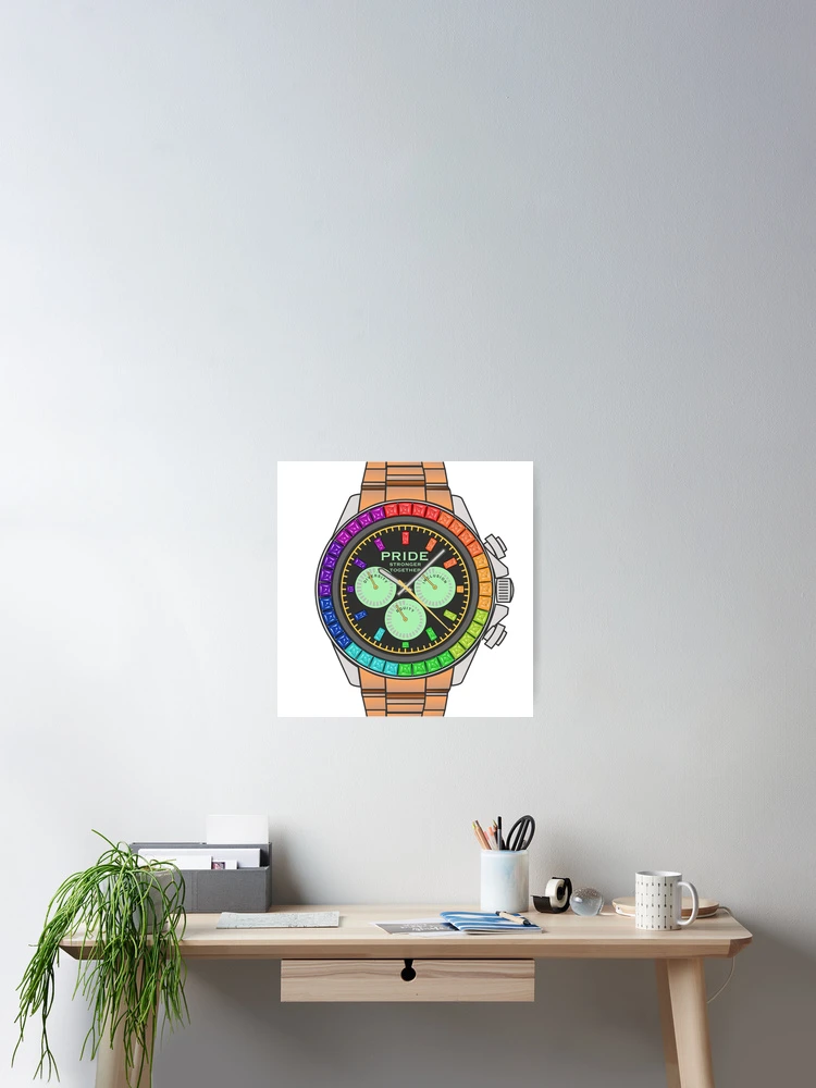 Thumbnail 2 of 3, Poster, Pride Watch designed and sold by ROSECODE.
