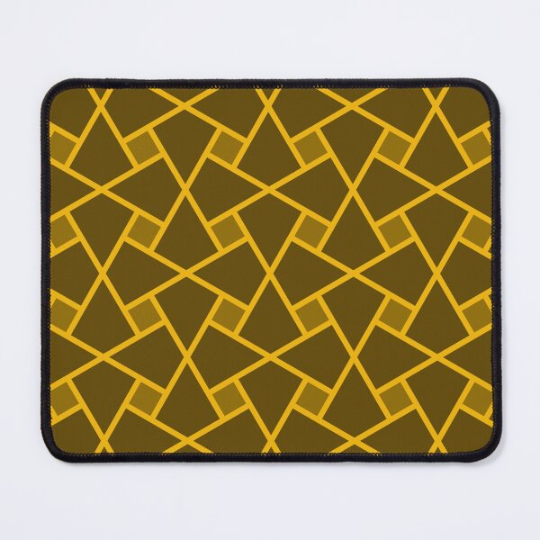 Item preview, Geometric Pattern: Square Twist: Sunshine Dark designed and sold by Red Wolf.