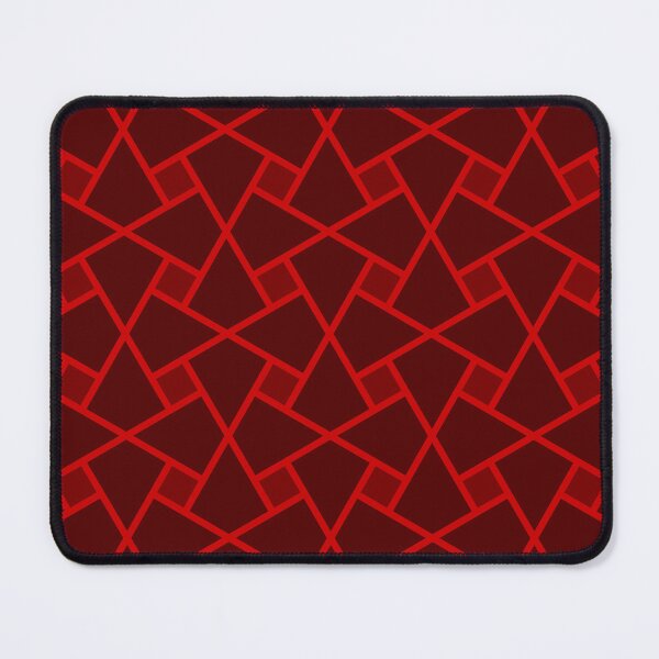 Item preview, Geometric Pattern: Square Twist: Ruby Dark designed and sold by Red Wolf.