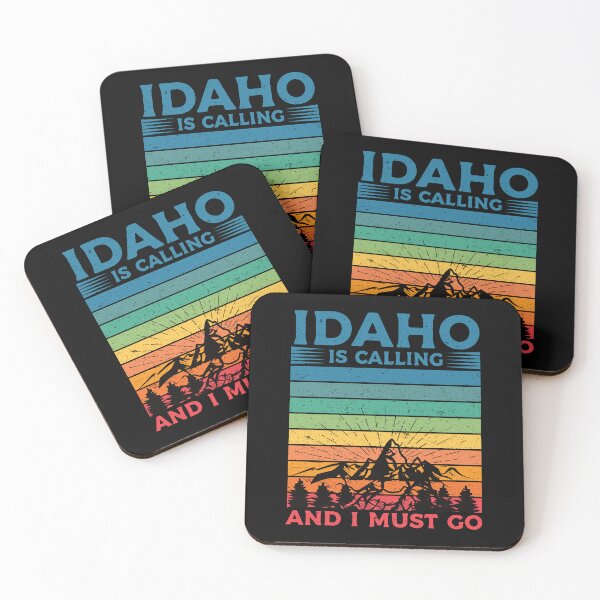 Item preview, Idaho Is Calling And I Must Go: Retro Vintage Idaho State, America Home Calling, Mountain Vacation designed and sold by Adexyl.