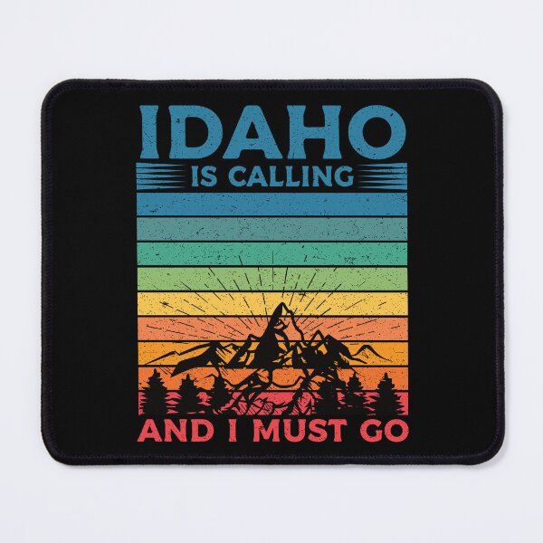 Item preview, Idaho Is Calling And I Must Go: Retro Vintage Idaho State, America Home Calling, Mountain Vacation designed and sold by Adexyl.