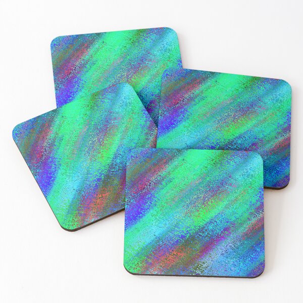 Item preview, Blue and Green 90s Inspired Pattern designed and sold by TotallyRetroArt.
