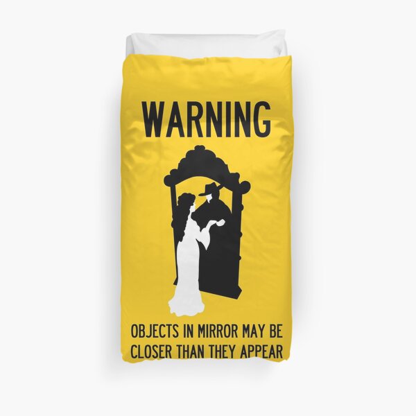 A Note of Concern Regarding Mirrors Duvet Cover