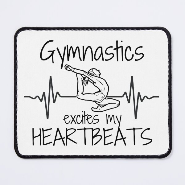 Item preview, Heartbeats of Women's Gymnastics designed and sold by MotionEssence.