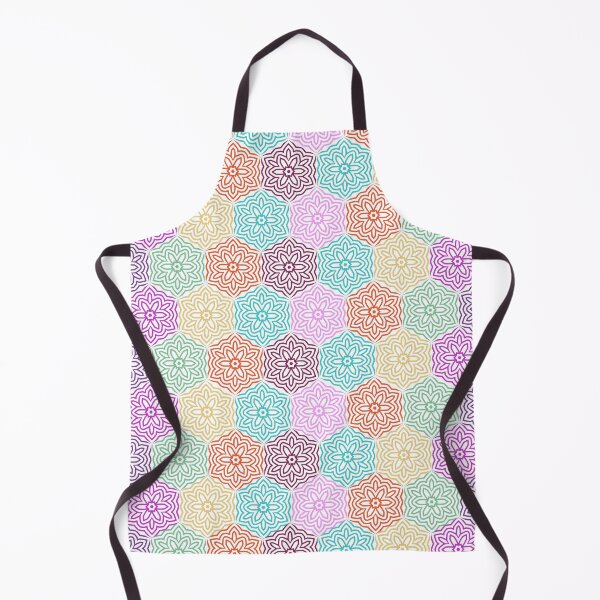 Item preview, colorful hexagon mosaic pattern designed and sold by Anna Lemos.
