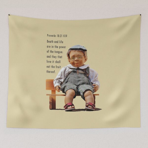 Item preview, Christian Scripture Power of the tongue Proverbs 1821 Long  designed and sold by LostboysLL.