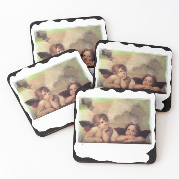 Item preview, Angels, Painting by Raphael Sanzio, with his Signature (ACCI)  designed and sold by VanyssaGraphics.