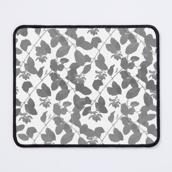 Item preview, Grey Leaves pattern, white, grey, leaves. designed and sold by PrintedDreams.