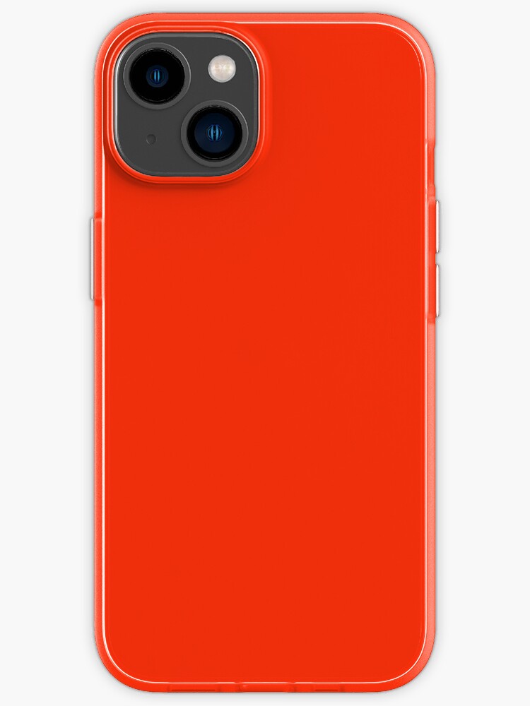 bright red iphone