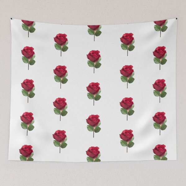 Item preview, Vector Red Rose flower designed and sold by Ursa Art.