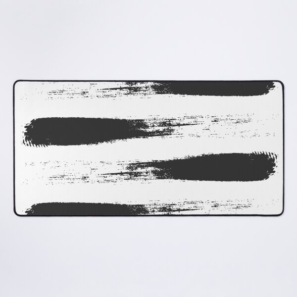 Item preview,  Brushstroke Black and White designed and sold by Miss Striped.