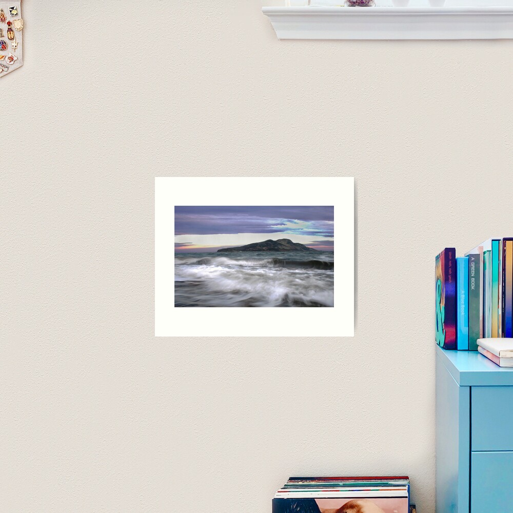 Twilight Holy Isle Art Print
