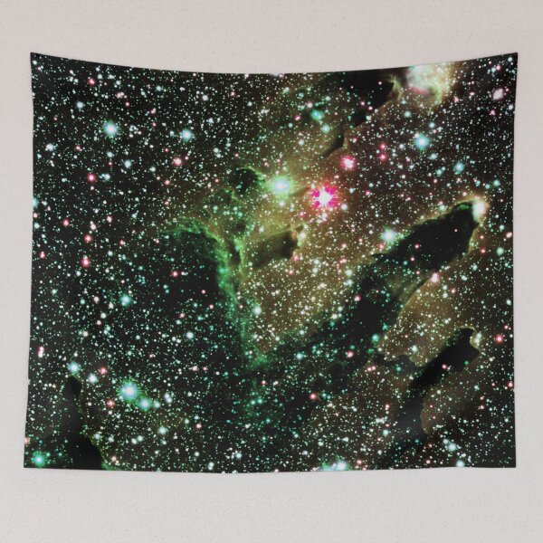 Item preview, Eagle Nebula Dark & Mysterious : Pink Green Teal designed and sold by 2sweetsDesign.
