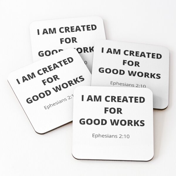 Item preview, Good works, Created, God, Belong, Adoption, Forgiven, Bible verse, Bible, Verse, Christian, Jesus, God, Faith, Christianity, Religion, Lord, Motivational, cute, Grace, Quotes. Christian quotes. designed and sold by Isheshop.